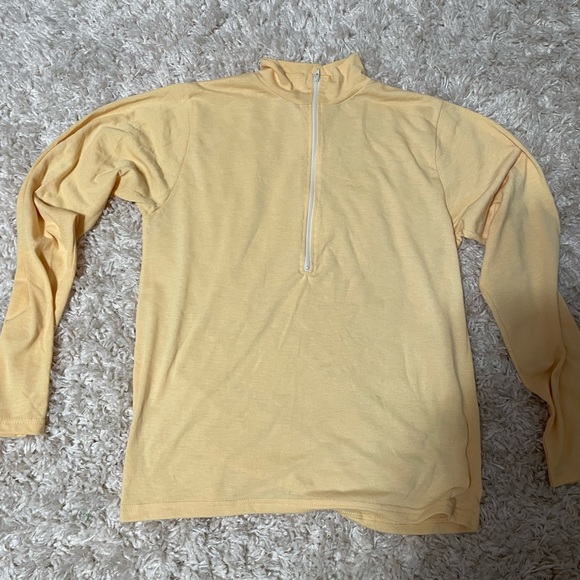yellow quarter zip, lightweight, women’s medium - Picture 2 of 2